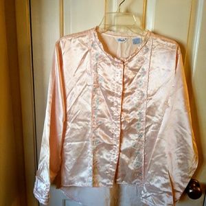 Beautiful Bed Jacket Pink Sz M